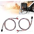 Lisnhlin Tow Mirrors Wiring Harness Compatible with Chevrolet Chevy Silverado GMC Sierra 1500 2500 HD 2014-2018 Cargo Lights Running Lights Turn 2Pcs