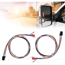 Amazon.com: Lisnhlin Arnés de cableado de espejos de remolque ...