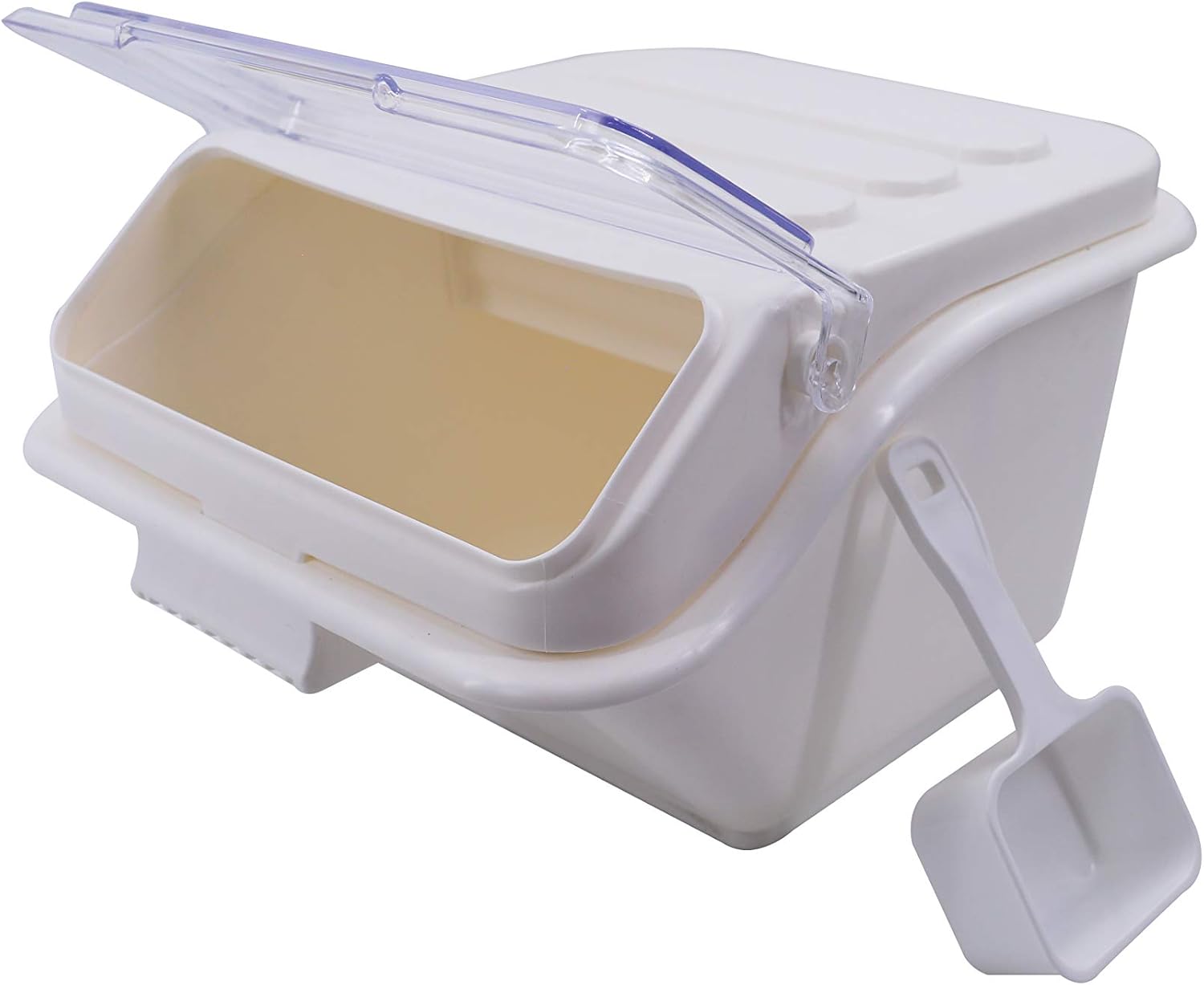 40-Cup 2.2Gal/8Qt Commercial ProSave Shelf-Storage Food Ingredient Bin with Scoop,Storage for Dogs Food, Flour, Long Term Storage Products for Home, Restaurant, Kitchen, Industrial