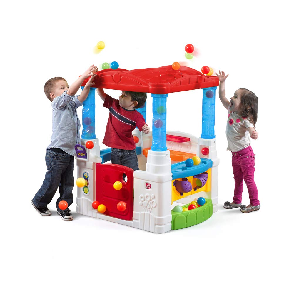 Photo 1 of ***NEEDS CLEANING**Step2 Crazy Maze Toddler Ball Pit, Kids Playhouse, Indoor/Outdoor Playset, Interactive Play with Sounds, Includes 20 Colorful Balls, Made of Durable Plastic, For Toddlers 1.5+ Years Old