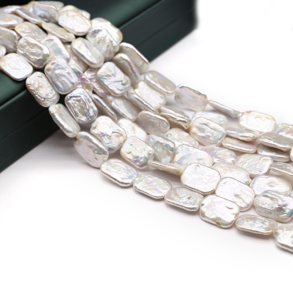 Photo 1 of 1 Strand Baroque Pearl Beads Irregular Natural Freshwater Cultured Pearl Beads for Jewelry Making Necklace Craft DIY