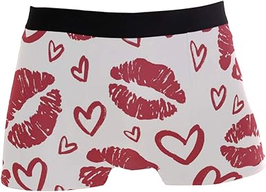 Swere Calzoncillos Tipo bóxer para Hombre, cómodos, Suaves, Calzoncillos Sexy, Regalos de San Valentín y Labios Rojos: Amazon.es: Ropa y accesorios