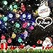 Icicle 2 Pack Solar String Lights, 20ft 30 LED Solar Bubble Globe Lights, Fairy Lighting for Indoor/Outdoor, Patio, Lawn, Garden, Wedding, Party, Christmas Decorations(Multi-Color)