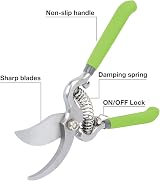 WORKPRO 2-Piece Pruning Shears Set 200 mm Heavy Duty Secateurs Garden Tools view 3