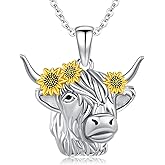 KoyeKei Cute Animal Necklace for Women 925 Sterling Silver Animal Pendant Jewelry Christmas Birthday Gifts for Daughter