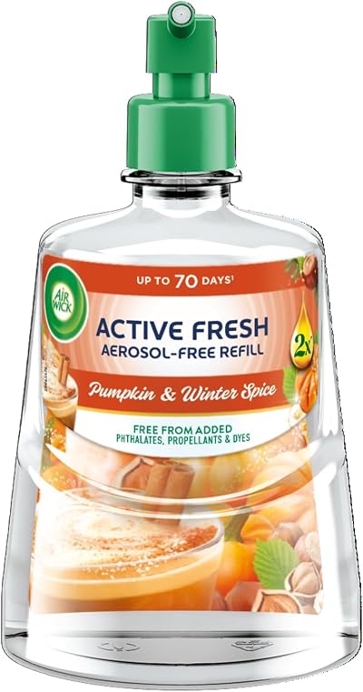 Air Wick 24/7 Active Fresh Pumpkin & Winter Spice Automatic Odour Neutraliser
