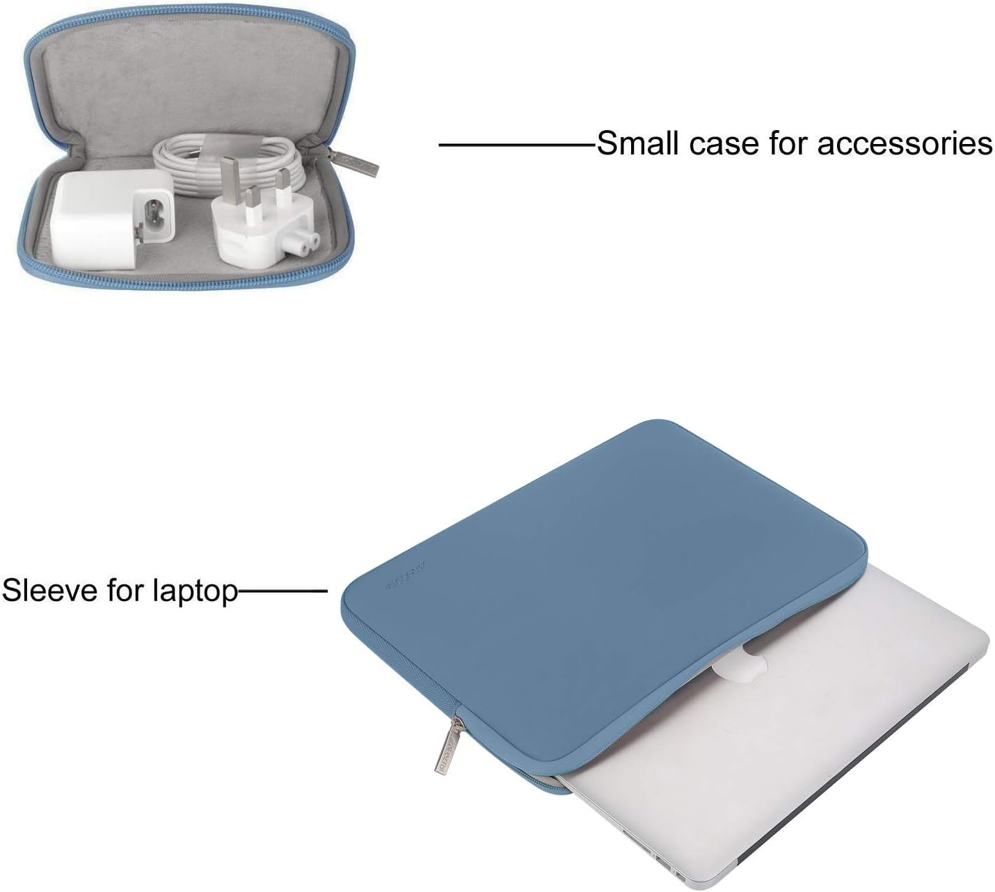 MOSISO Laptop Case 13.3 inch, 13-13.3 inch Laptop Sleeve Bag Compatible with MacBook Air/Pro 13/Pro 14 M5 M4 M3 M2 M1 - Image 3