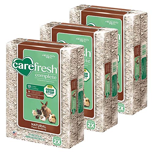 Healthy Pet Carefresh Complete Bedding, 60 L, Natural, 3 Pack