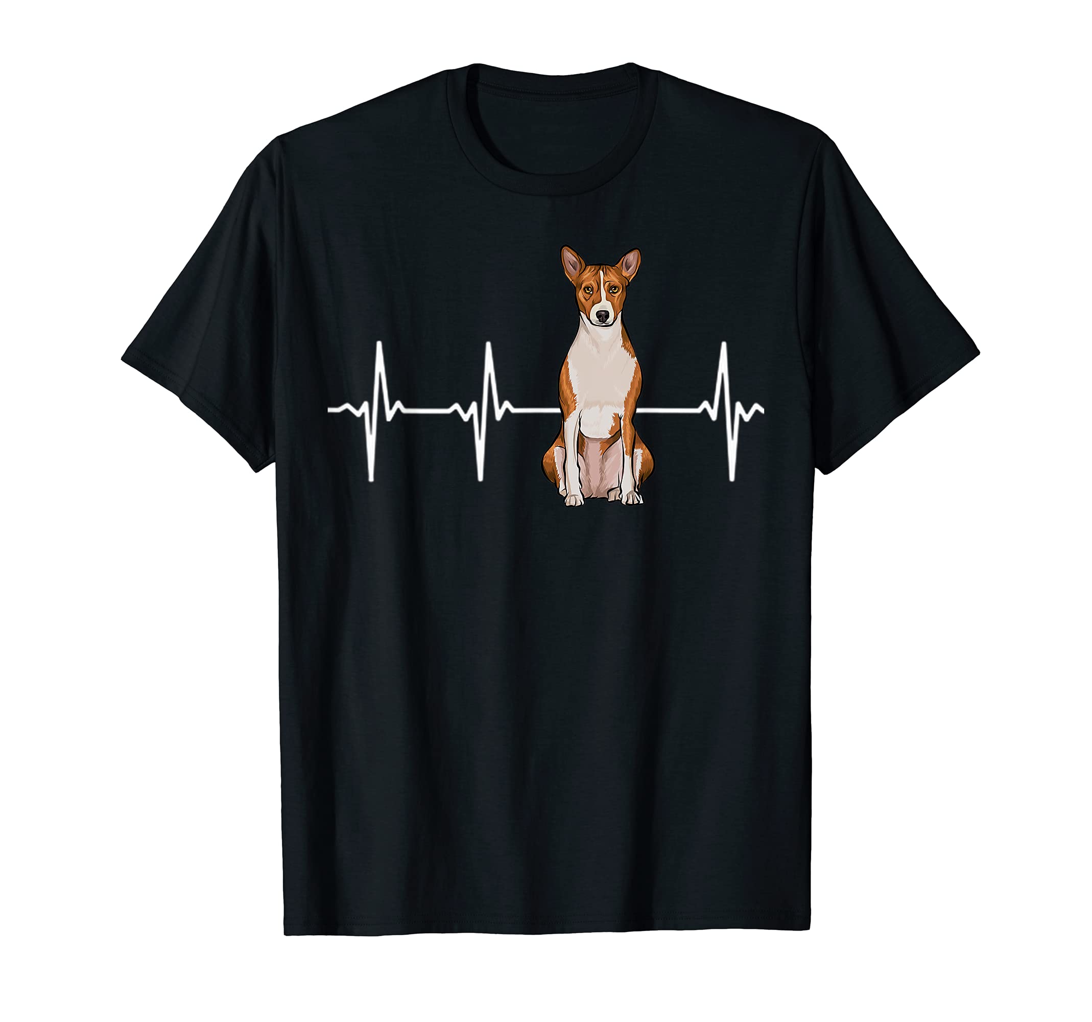 Basenji Heartbeat Dog Lover T-Shirt
