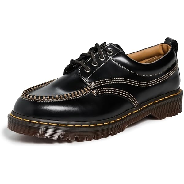 Dr Martens ドクターマーチン　8053QUAD 8053 Arc Crazy Horse Leather Platform Casual Shoes in Dark