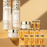 Anti Aging Skin Care Set - Snail Mucin & Collagen Infused - Skincare Gift Sets for Women - Deep Moisturizing & Firming Facial Kits - Suitable for All Skin Types