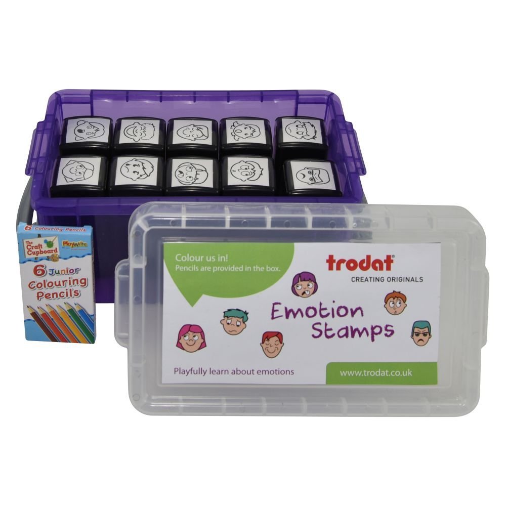 Trodat Printy 4933 Emotion Stamps (Pack of 10)