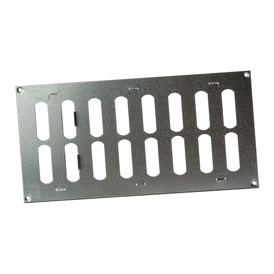 300x150mm (12x6") Sliding Grille Made of Sheet Steel, galvanised Ventilation Grille, Made by Europlast — image 1