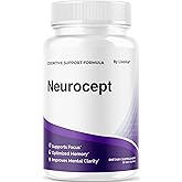 Neurocept Brain Supplement Capsules - Official Neuro cept Brain & Memory Focus Support Advanced Formula, Neurocept Pills Daily Support for Overall Health & Wellness, 60 Capsules for 1 Month