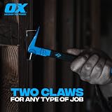 OX Tools Pro Claw Bar 12 inch 300mm Heavy Duty Pry Bar Demolition Tool view 4