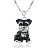 YYmqmq Animal Necklace for Women 925 Sterling Silver Cute Dog/Cow Pendant Pet Jewelry Gifts for Lover