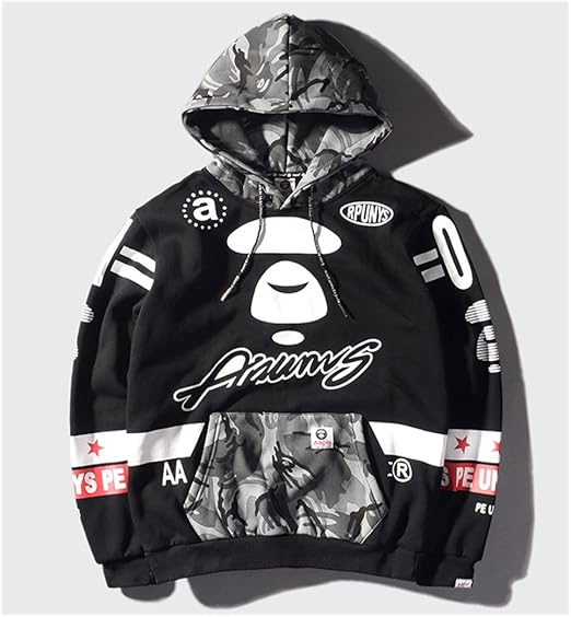Amazon A Bathing Ape アベイシングエイプ パーカー メンズ M ブラック グレー トレーナー パーカー 通販