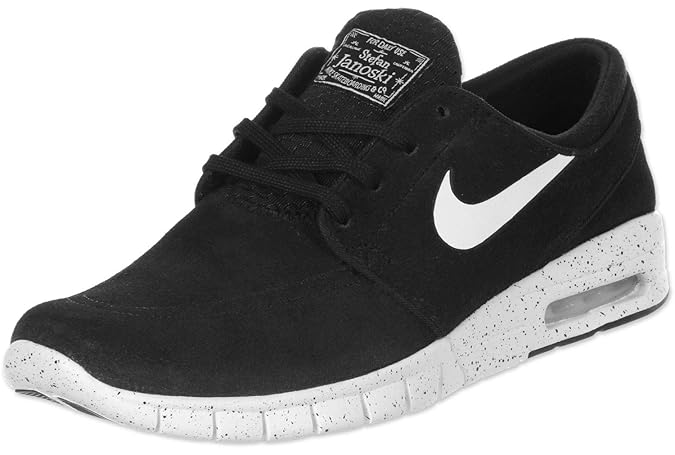 nike stefan janoski max l black white