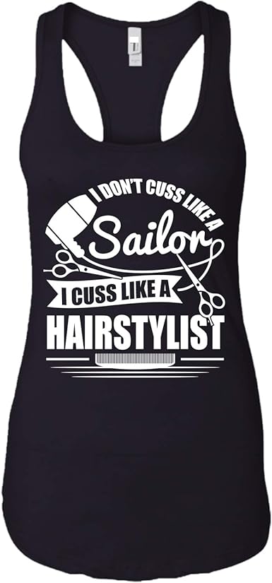 Amazon Com Hairstylist Make Your Hair Great Again Ideal Racerback