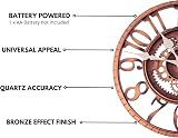 Garden Mile Bronze 30cm Waterproof Outdoor Wall Clock with Roman Numerals view 9