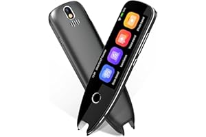 CSQXCS Translator Pen Scanner | OCR Digital Pen Reader | Text, Voice, and Photo Translation | Scan Excerpts for Students, Professionals, Travelers, and Dyslexia Support