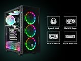 XUM Titan Prebuilt Gaming PC Ryzen 5 5500 RTX 3050 16GB 500GB NVMe view 7