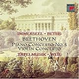 PIANO CONCERTO 5 IN E FLAT MAJOR / VIOLIN CONCERTO image