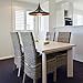 Globe Electric 63872 1-Light Flat Modern Industrial Pendant, Bronze, Oil Rubbed Finish, Gold Interior