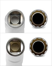 QWORK 14mm&16mm Magnetic Swivel Spark Plug
