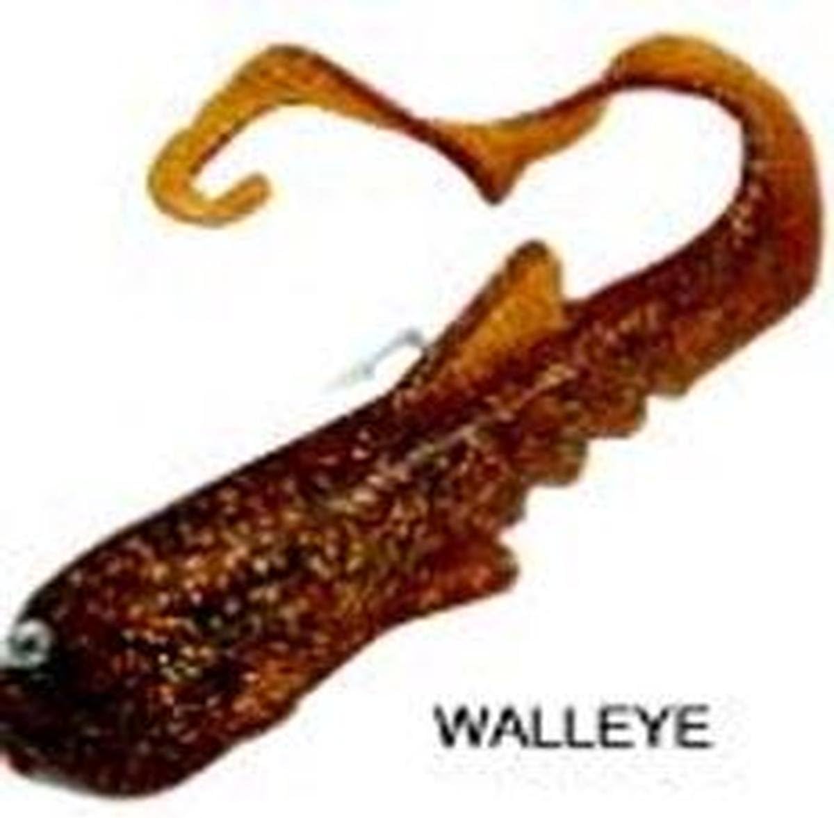 MUSKYI Bull Dawg Walleye Innovations Fishing Lures, Brown