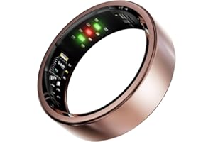 VICTORMONT Vic Smart Ring for Women/Men - Rosegold 9 - Sleep & Fitness Tracker with HRV - Heart Rate - Stress Monitoring – No App Subscription – Titanium Body – Android & iOS Compatible– 5-Day Battery Life