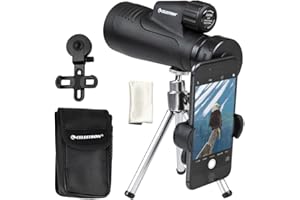 Celestron – Outland X 20x50 Monocular – Outdoor and Birding Monocular – Fully Multi-Coated Optics and BaK-4 Prisms – Bonus Sm