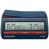 Chess Clock, Advanced Digital Chess &amp; Portable Game Timer, for Portable Timer for Board Games and Delayed Countdown Function