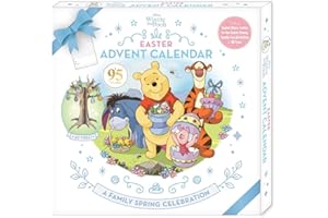 Disney Winnie the Pooh Easter Advent Calendar Box Set - with Storybook, 3D Tree with Ornaments, Egg Wrappers, Letters to the 