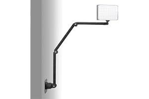 ACETAKEN Video Light Wall Mount Holder Stand Compatible with All Ring Lights,RGB Lights and Photography Lamps