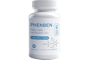 JEFUZH 222 mg | 60 Count | 99% Pure |Fenben