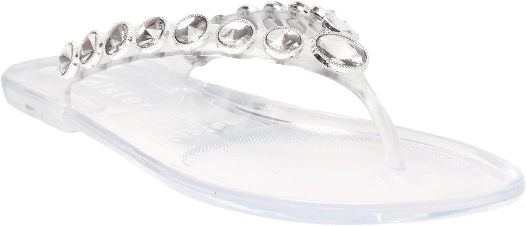 holster Australia Women's Vegan Jeweled Beachside Flat Jelly Sandals