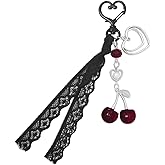 Nalefow Keychain Cherry Bag Charms Purse Charms Keychains Women CuteCherry Accessories keychians for Keys Bags Purses Gift