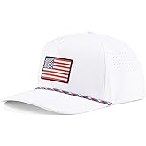 American Flag Rope Hat; Old Glory Golf Hat