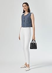 AFITNE Women's Yoga Dress Pants Skinny Pull On Work