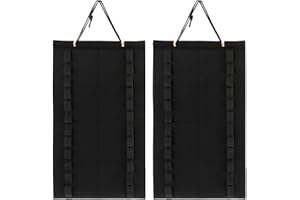 YIJU 2Pcs Martial Arts Belts Organizer, Hanging Display Kids Holder Karate Belt Display, Taekwondo Belt Display for Muay Thai
