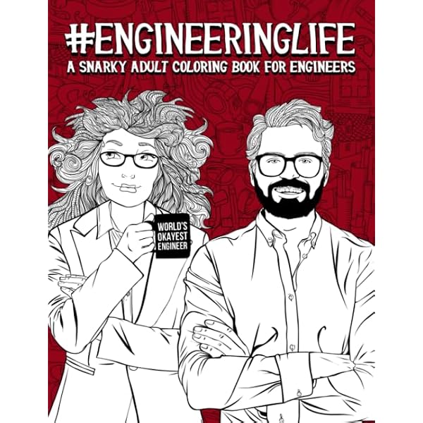 Civil Engineer Coloring Funny Civil Engineering Coloring Book