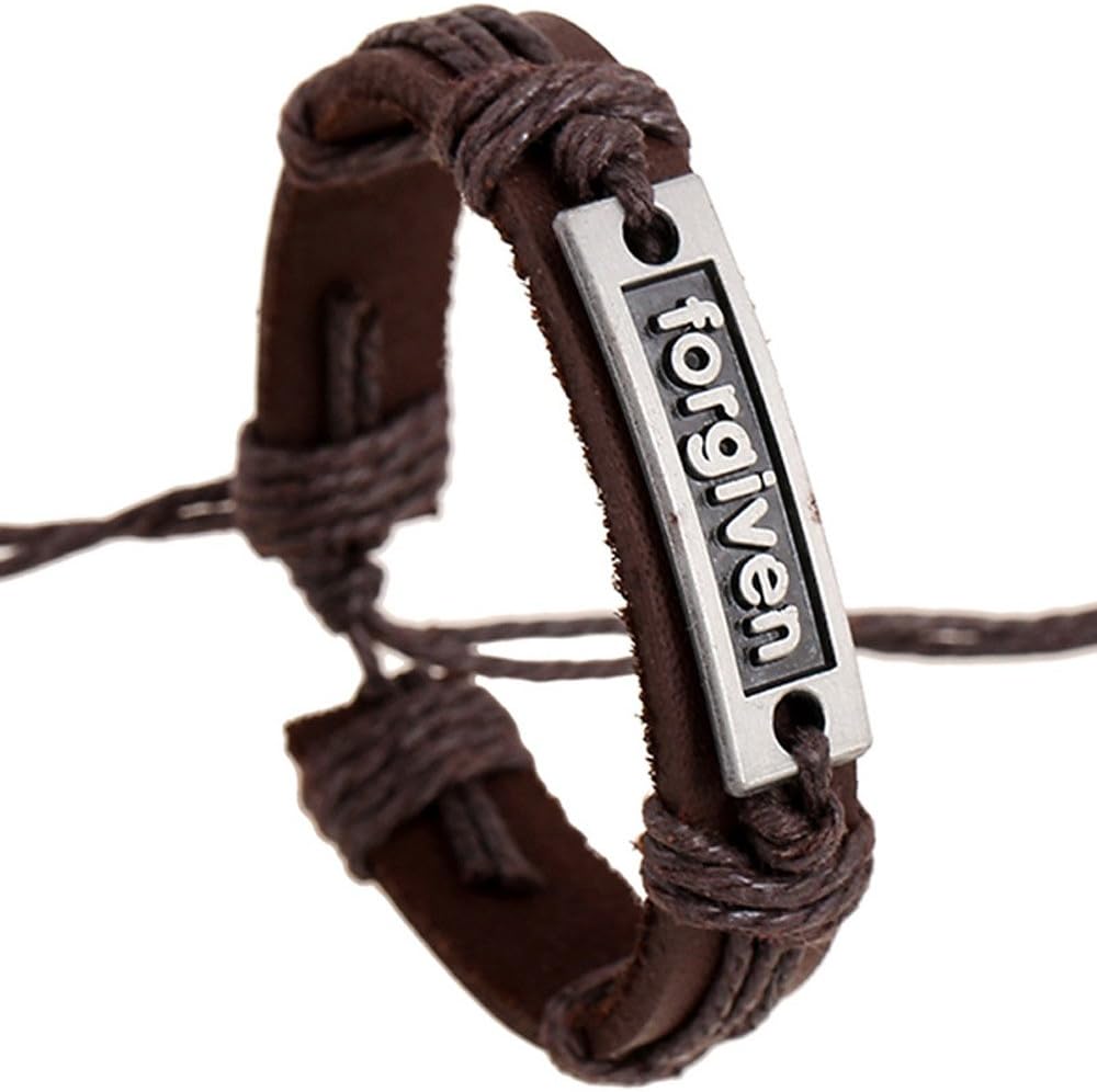 New Vintage Exotic Style Multilayer Knit Leather Rope Chain Charismatic Bracelet(Frogiven)