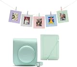 INSTAX Mini 12 Accessory Kit Mint Green Camera Case Album Cards Pe gs