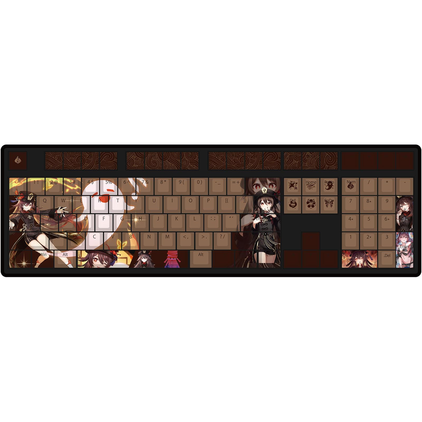 mua-genshin-impact-hu-tao-pbt-backlit-keycaps-108-full-keys-set-custom