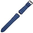 THEAGE 24MM Genuine Leather Watch Strap Band Replacement for MASERATI Mens Watches R8821108025 R8851108002