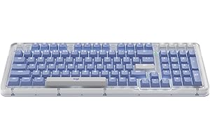 Logitech Alto Keys K98M Wireless Mechanical Keyboard, Customizable Keyboard with Vibration Absorbing Gasket, Backlit Keys, Bl