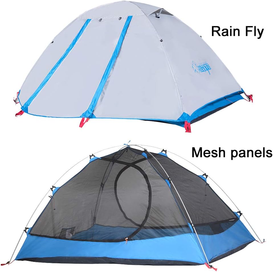 Backpacking Wolf Walker Pop Up Tents for Camping 4 Person Instant Set