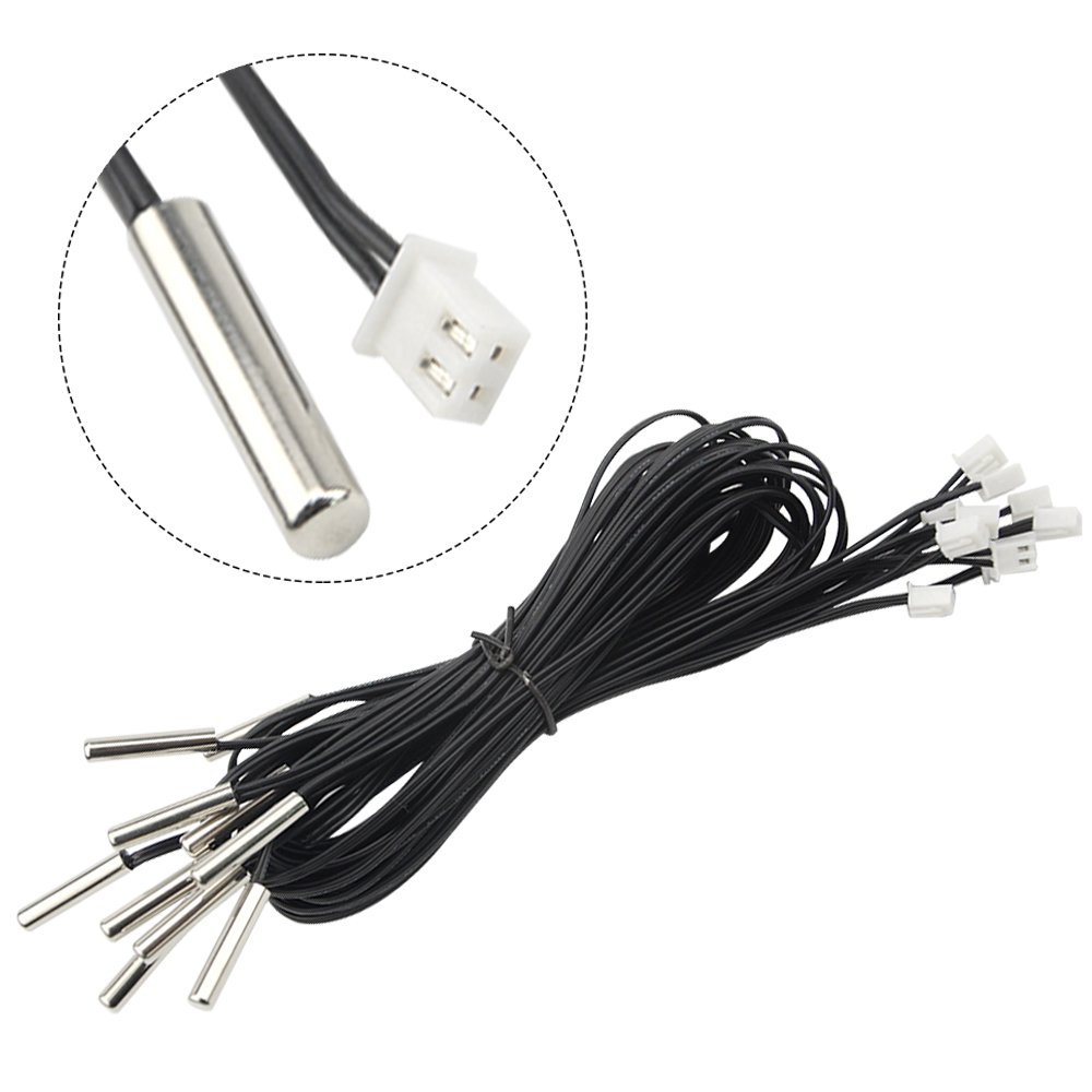XLX 10Pcs NTC 10K Thermistor Waterproof Sensors Digital Temperature