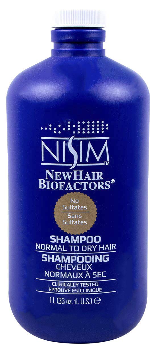 Nisim NewHair Biofactors Normal to Dry Shampoo No Sulfates (975 ml)
